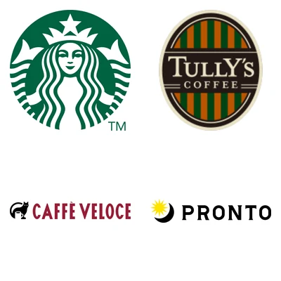 コーヒーチェーン8社